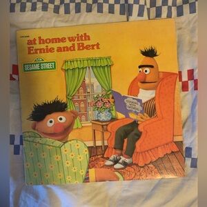 Vintage At Home with Burt and Ernie 1979 Sesame Street Vinyl Record